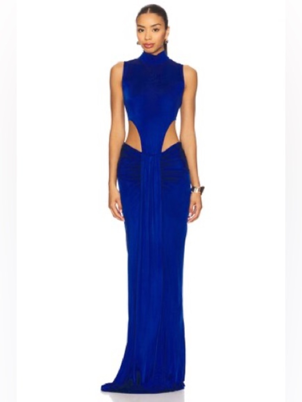 NBD Mohini Gown in Cobalt Blue Revolve Elegant Cutout Evening Long Dress